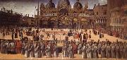 Giovanni Bellini, Procession on the Piazza S. Marco